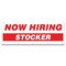 Signmission Now Hiring Stocker Banner Apply Inside Accepting Application Single Sided B-120-30308 - alternate 1